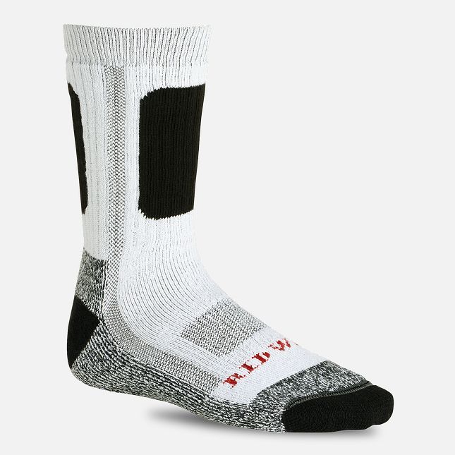 Red Wing Performance Crew Sock in White | 31RKYJIEA