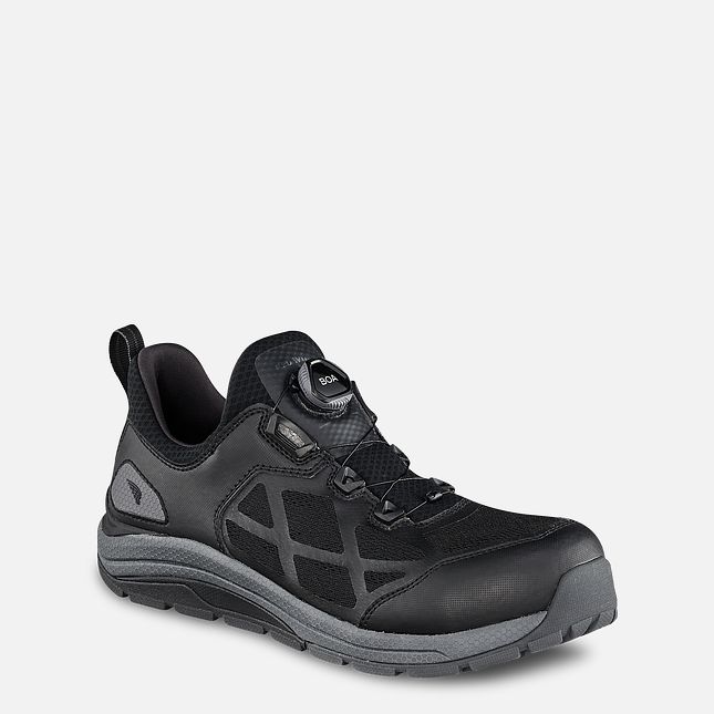 Red Wing Safety Toe Athletic Work Shoe Black-Charcoal | 31SIMOEZG