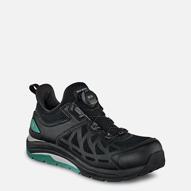 Red Wing Safety Toe Athletic Work Shoe Black-Teal | 80JVAHKOF