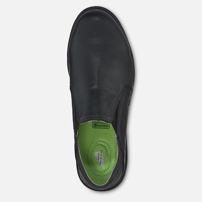 Red Wing Safety Toe Slip-On Black | 91NAGOMCP