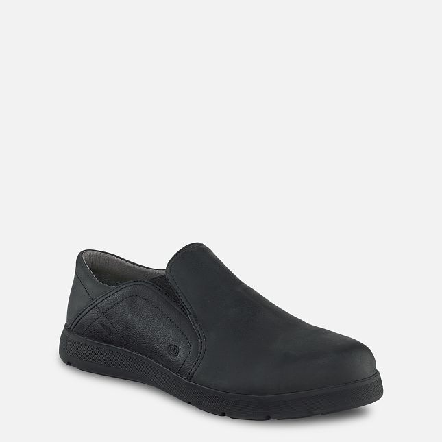 Red Wing Safety Toe Slip-On Black | 91NAGOMCP