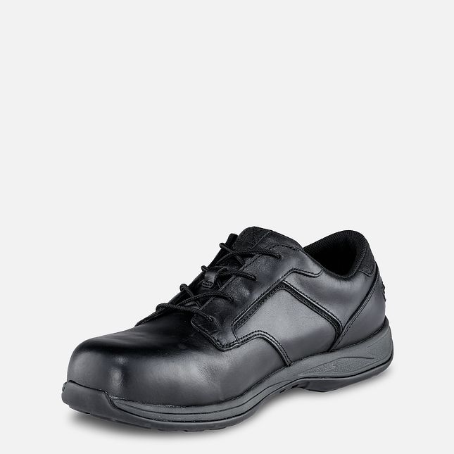 Red Wing Soft Toe Oxford Black | 37BNDEZPV