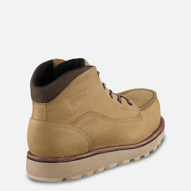 Red Wing Waterproof Safety Toe Chukka Tan | 51RELIJKO