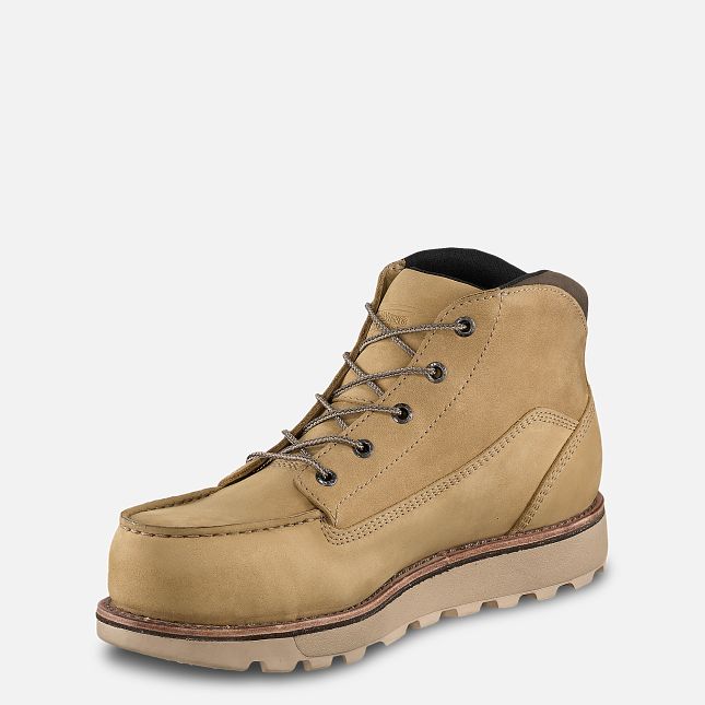 Red Wing Waterproof Safety Toe Chukka Tan | 51RELIJKO