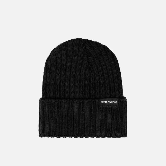 Red Wing Wool Hat in Black | 64ESOIYZQ